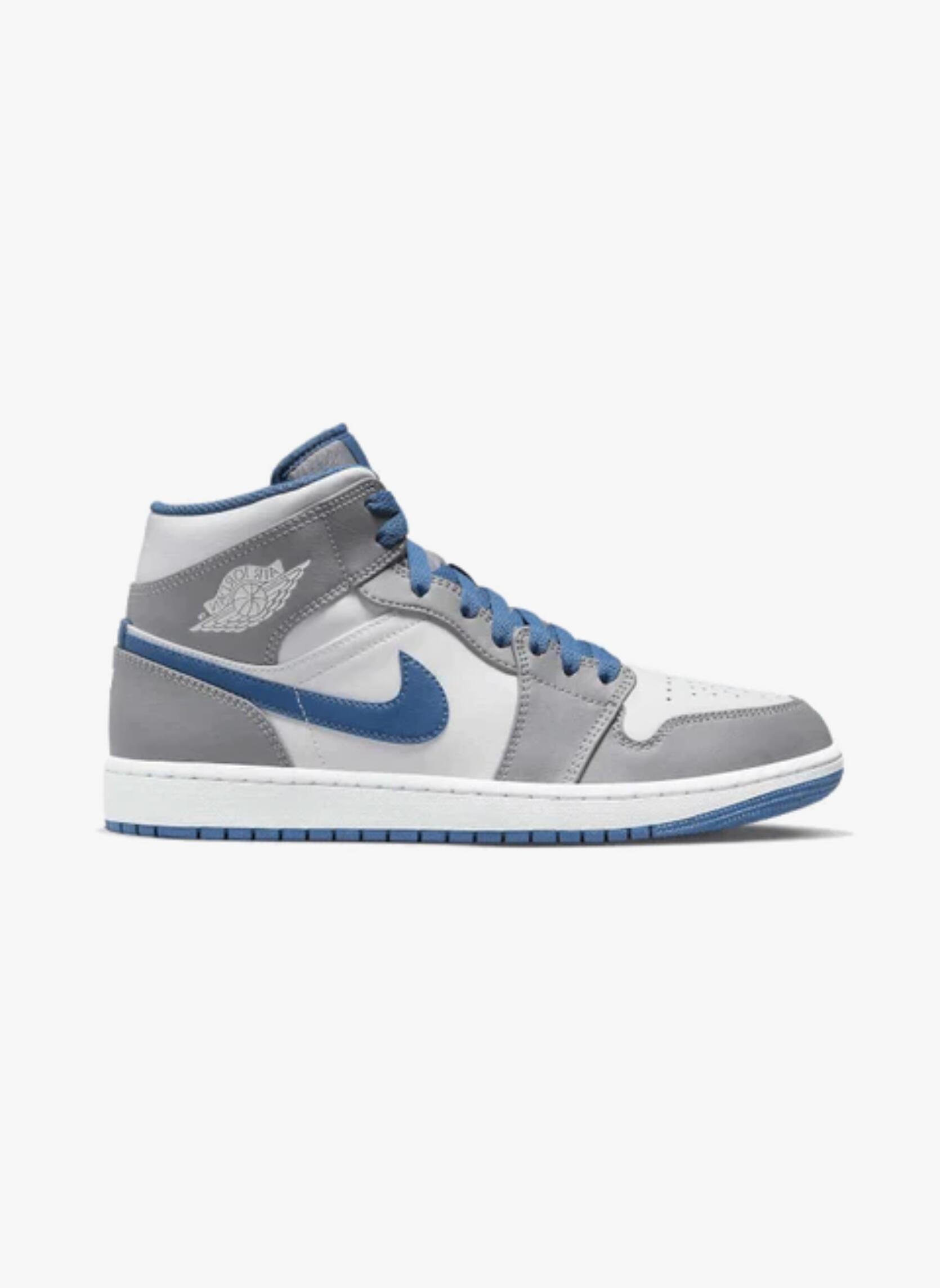 Air Jordan 1 Mid True Blue 3/5