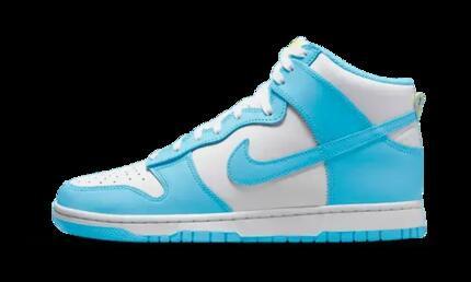 Schoenen - basketbal - dunk high - hoog - blue chill/wit/amarillo