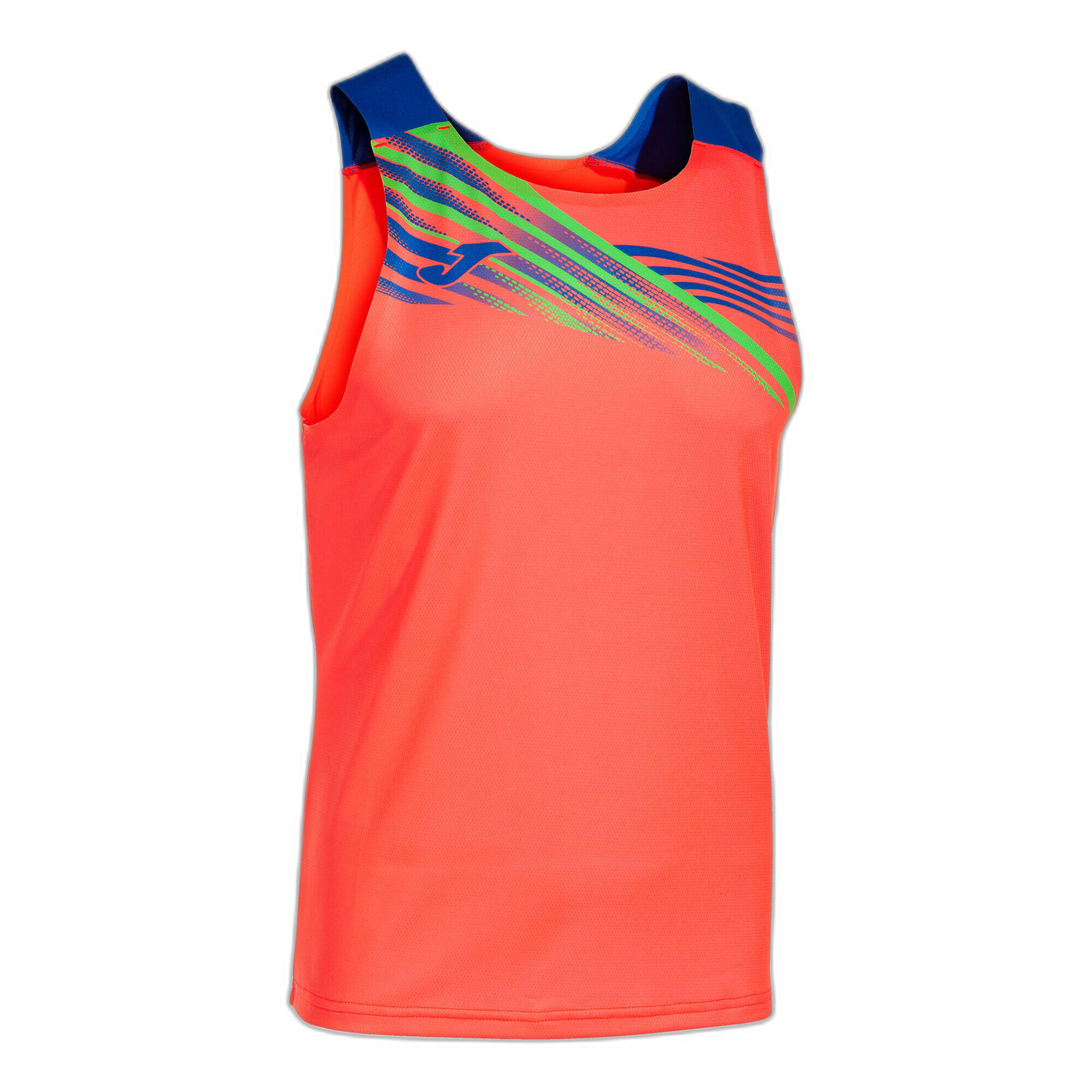 JOMA Camiseta Sin Mangas Running Hombre Joma Elite X Coral Flúor