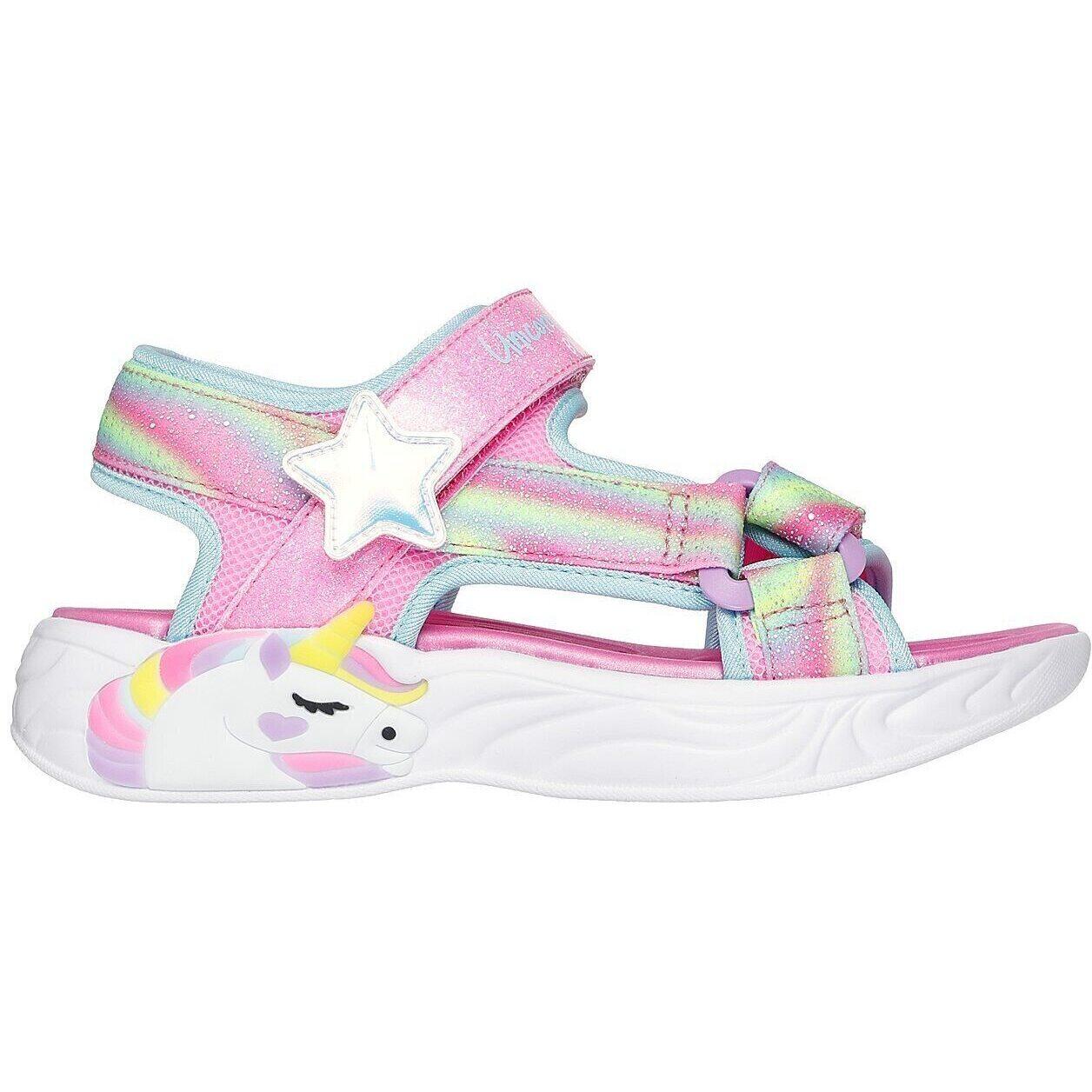Sandalias Skechers Unicorn Dreams, Rosado, Niños 3/5
