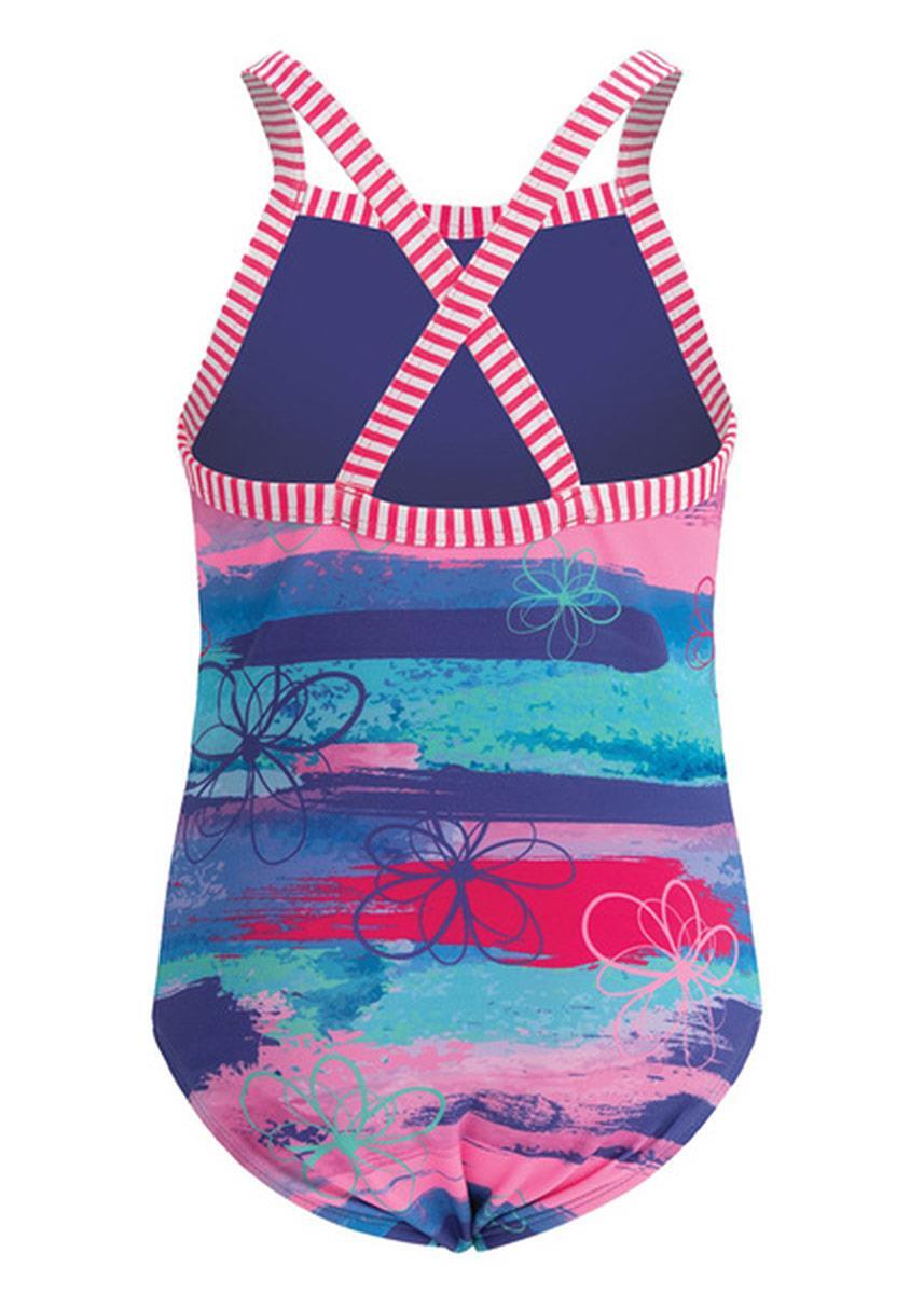 Dolfin Uglies Girl's Surfs Up Print Keyhole Badpak - Maat 12Y 5/6