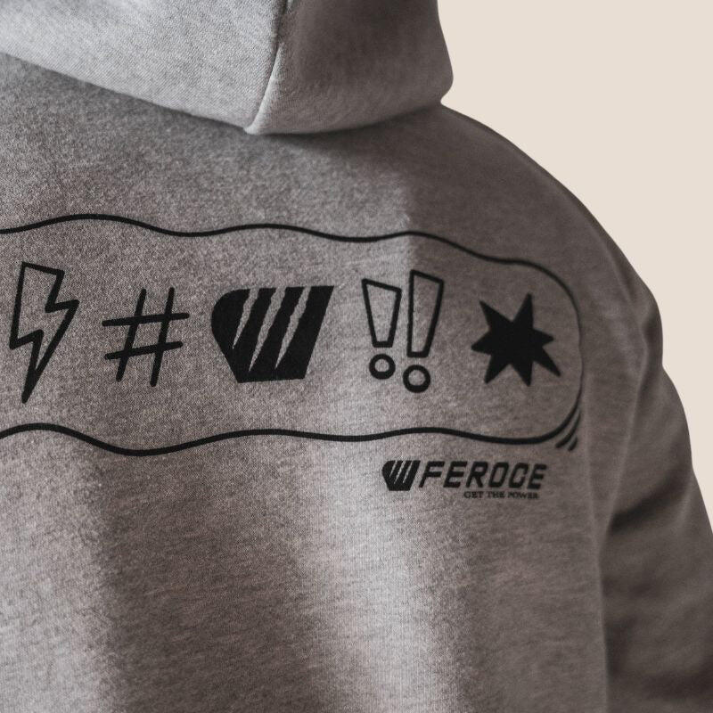 Sudadera con capucha tipo hoodie – Gris claro 2/6