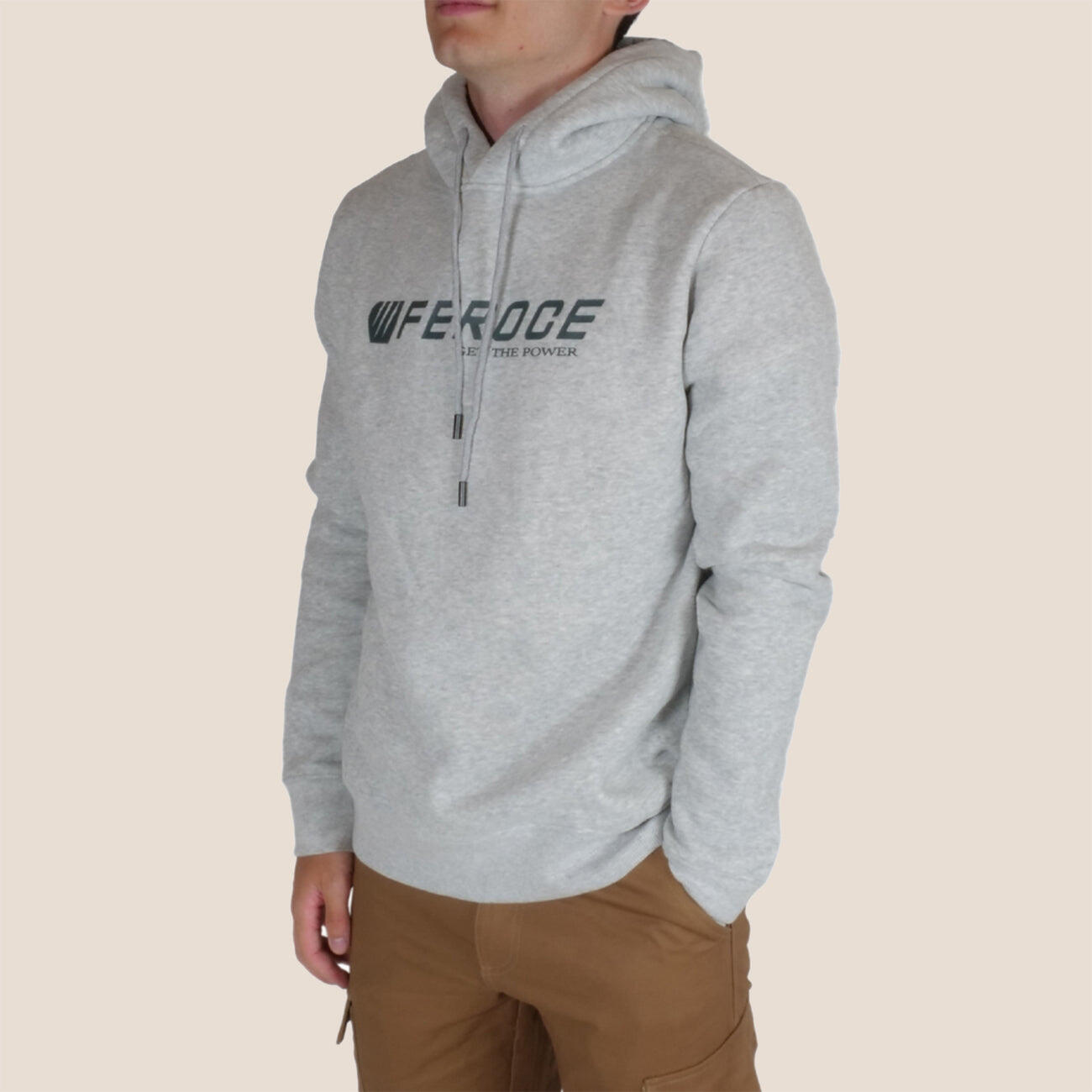 Sudadera con Capucha Hoodie – Gris 2/4