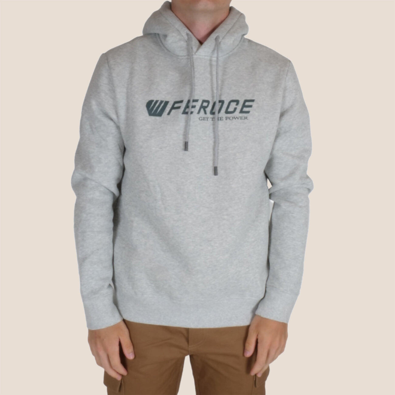 Sudadera con Capucha Hoodie – Gris 4/4
