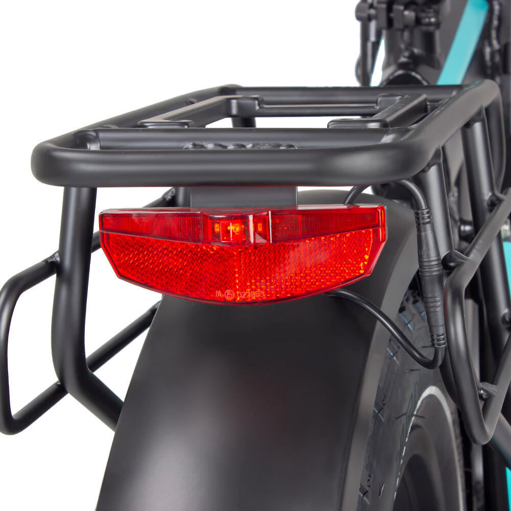 Bicicleta elétrica dobrável JOBOBIKE Eddy X 20 polegadas 250W 48V14AH Bateria 3/7
