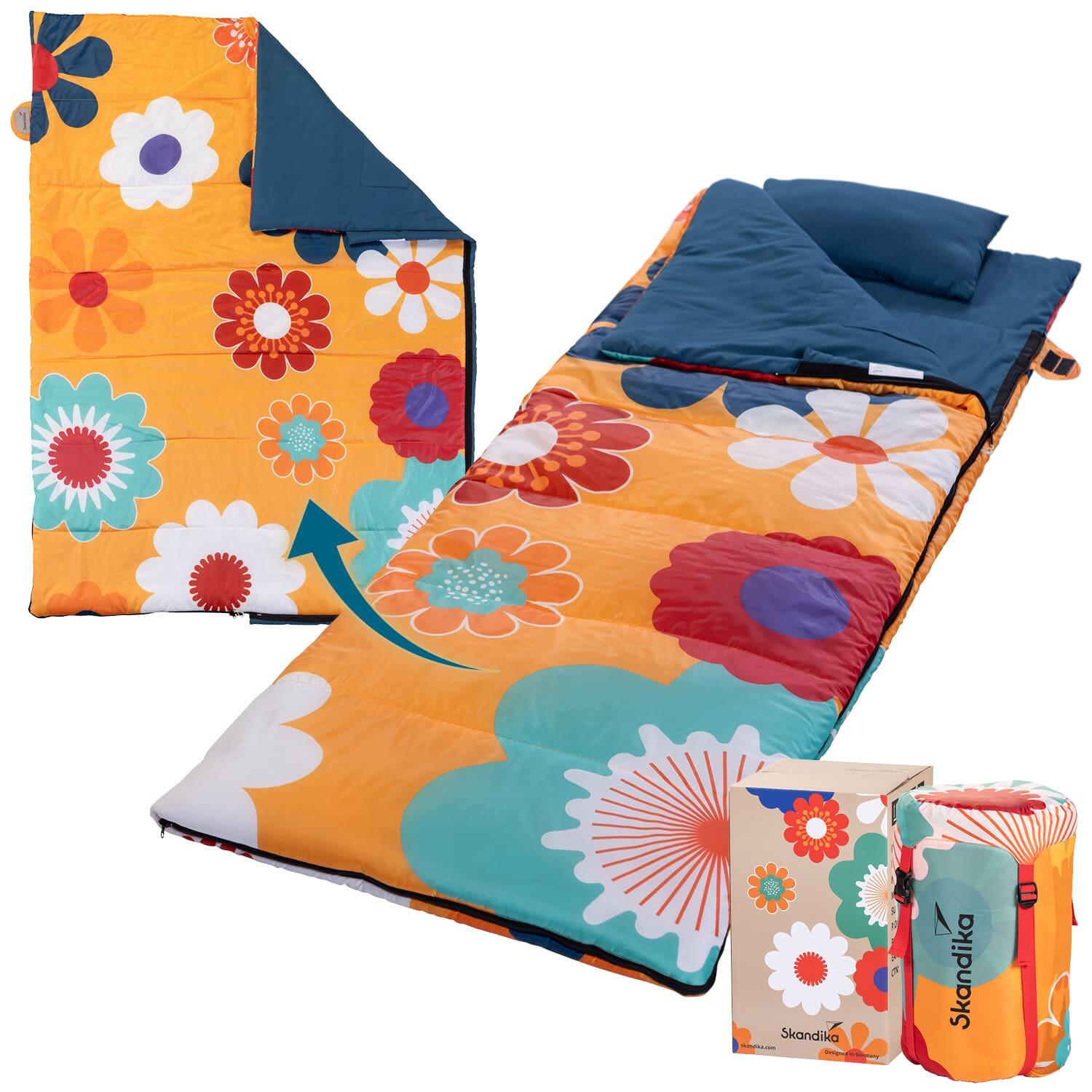 Skandika - Seconde Vie - Sac De Couchage Rectangulaire Sovro 220 - Adultes - 3 Saisons - Sac De Couchage - Bleu - Taille Unique - Decathlon