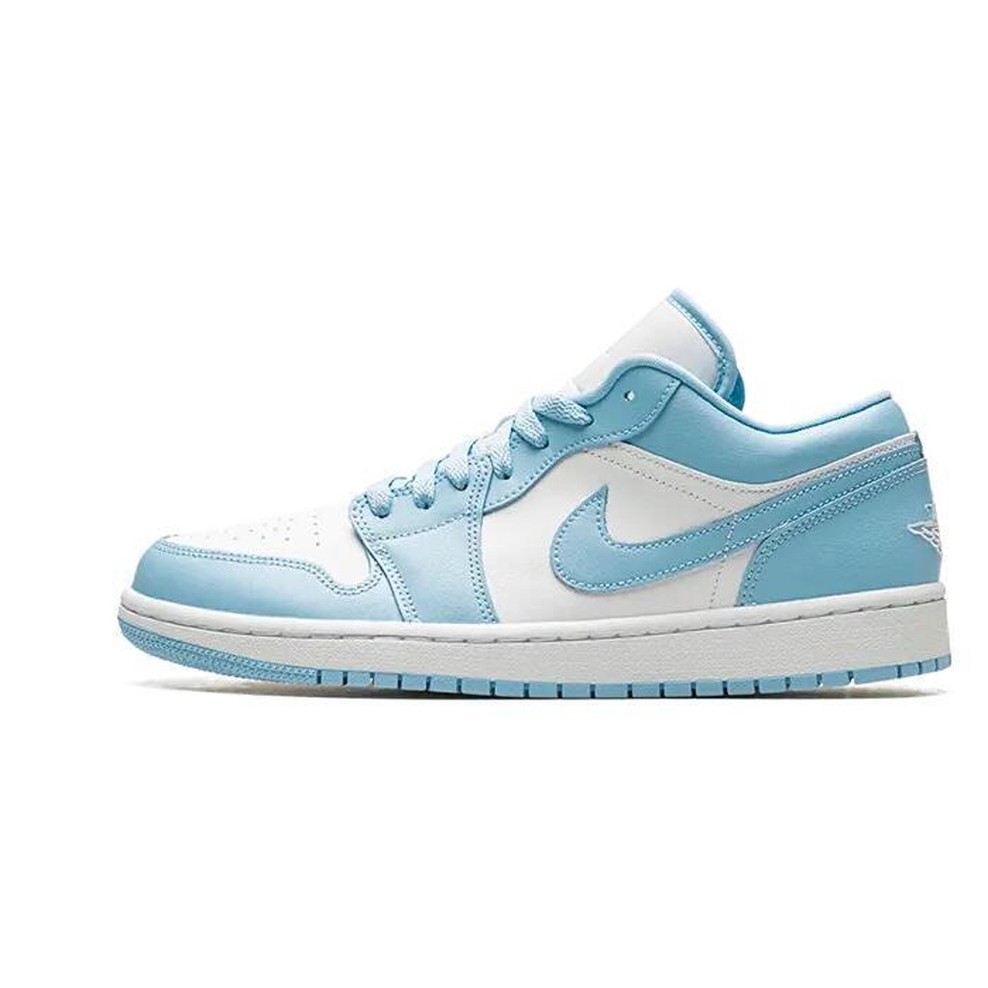 Nike - Air Jordan 1 Low Aluminium - Baskets - Bleu - Decathlon