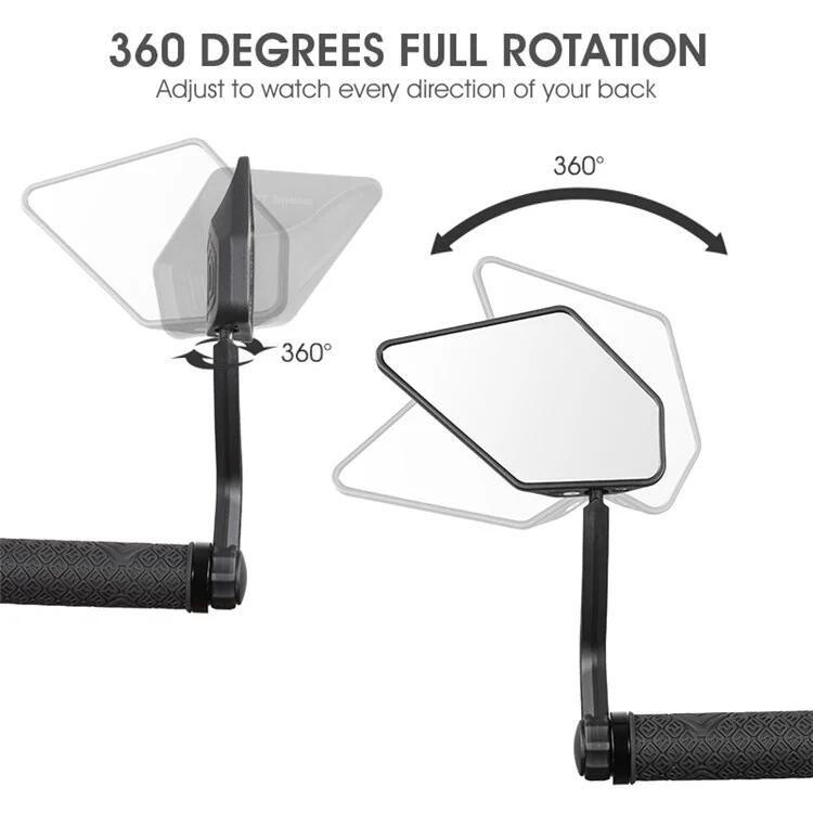 Rétroviseur de guidon HD rotatif à 360 degrés pour vélo –  Droite 3/6