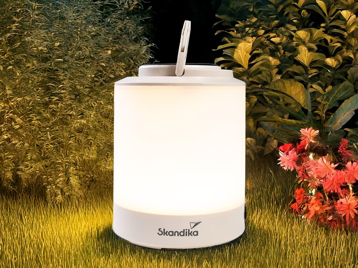 Lampada da campeggio Nordsol - lampada LED ricaricabile bianco caldo 6/8