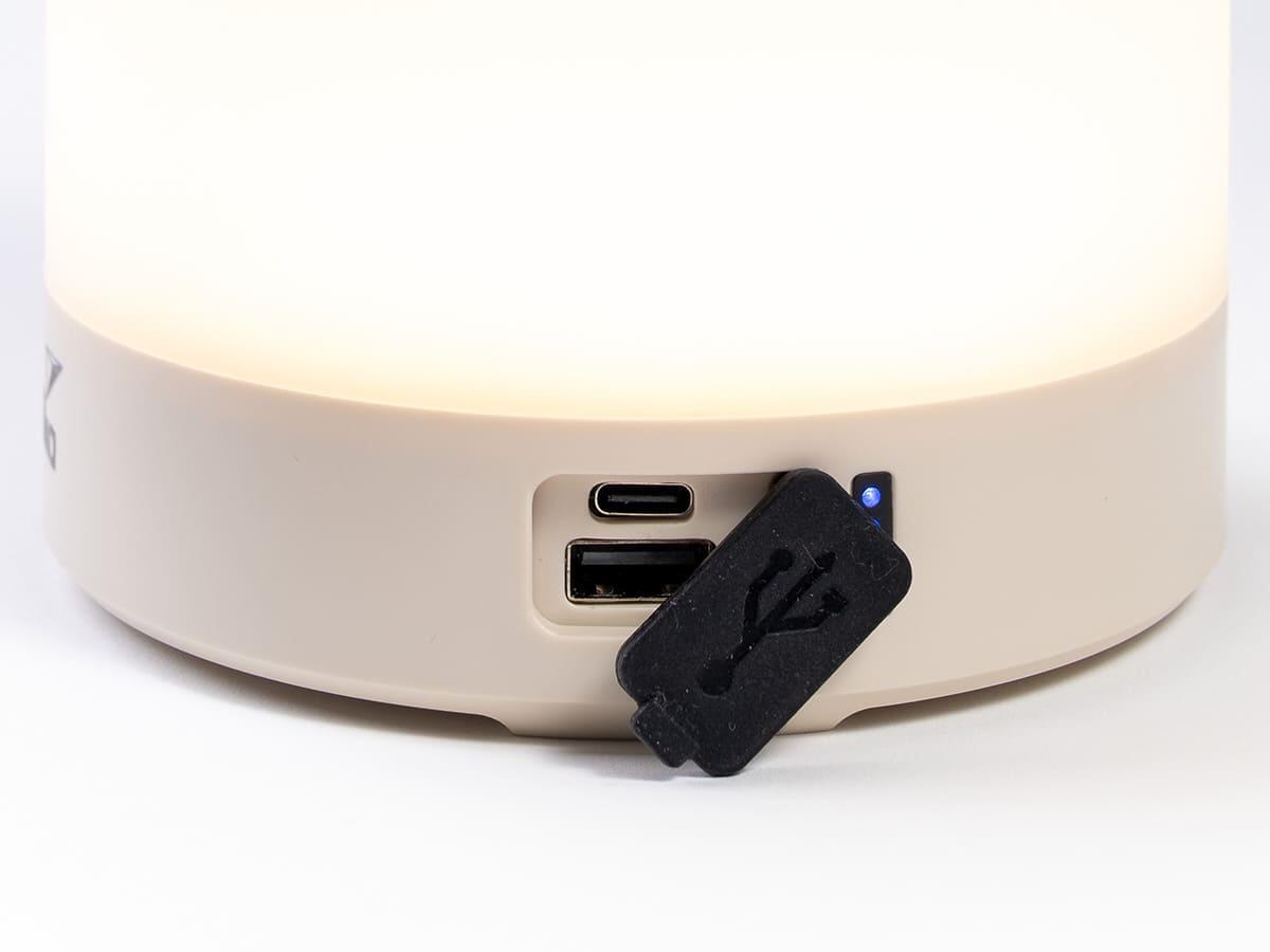 Lampada da campeggio Nordsol - lampada LED ricaricabile bianco caldo 5/8