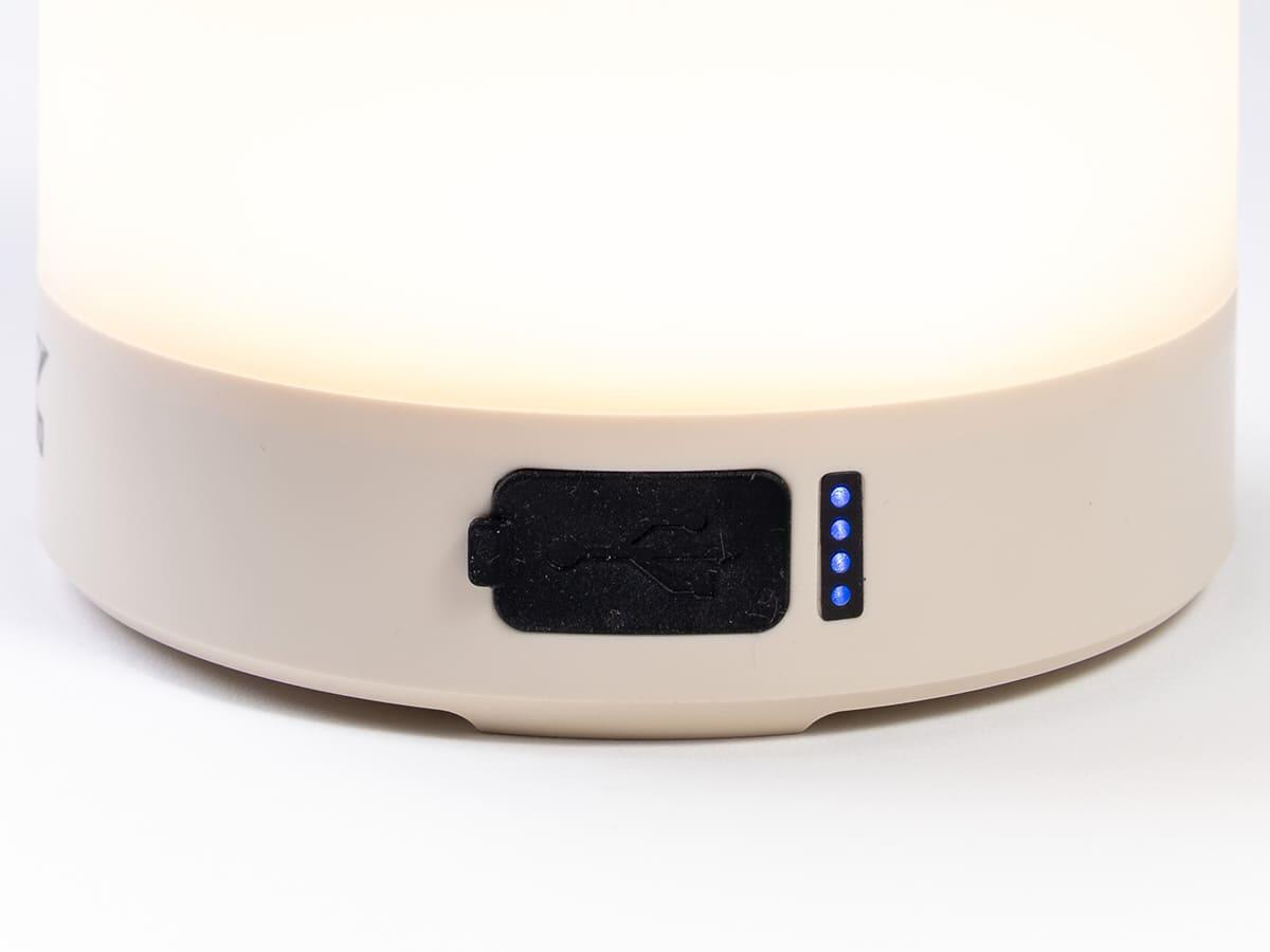 Lampada da campeggio Nordsol - lampada LED ricaricabile bianco caldo 4/8