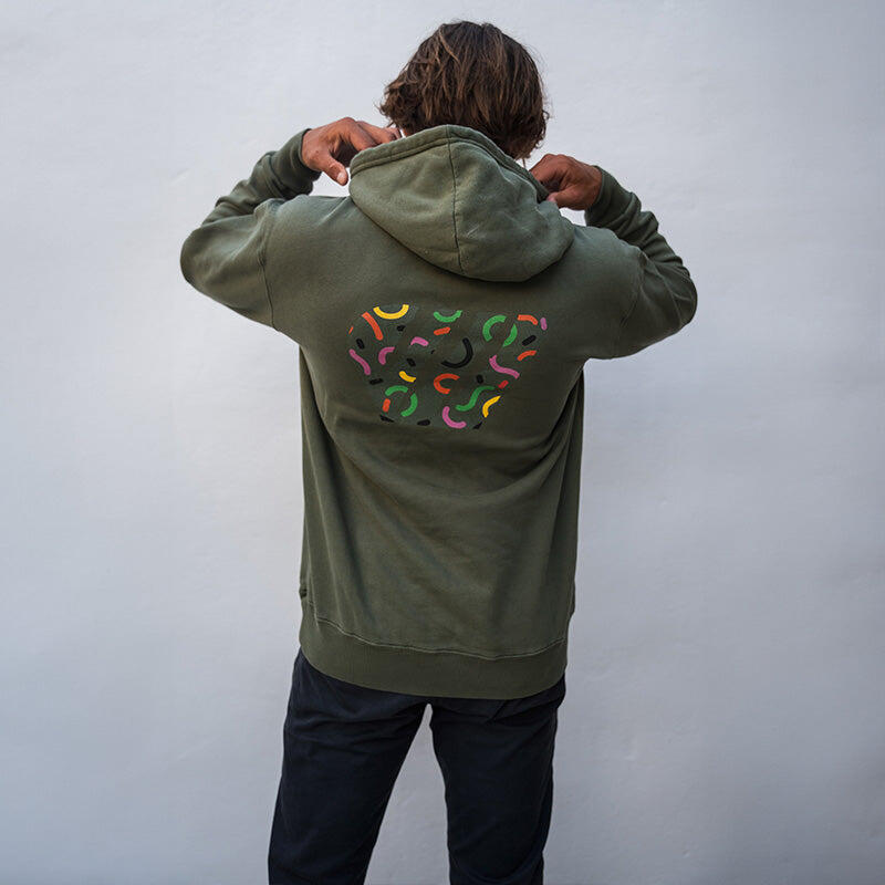 Sudadera con capucha de algodón orgánico – Caqui 2/4