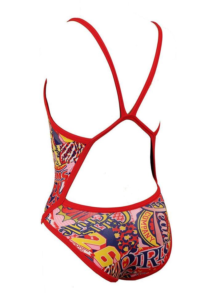 Turbo Revolution Sweet Girl Swimsuit - Czerwony Rozmiar 28