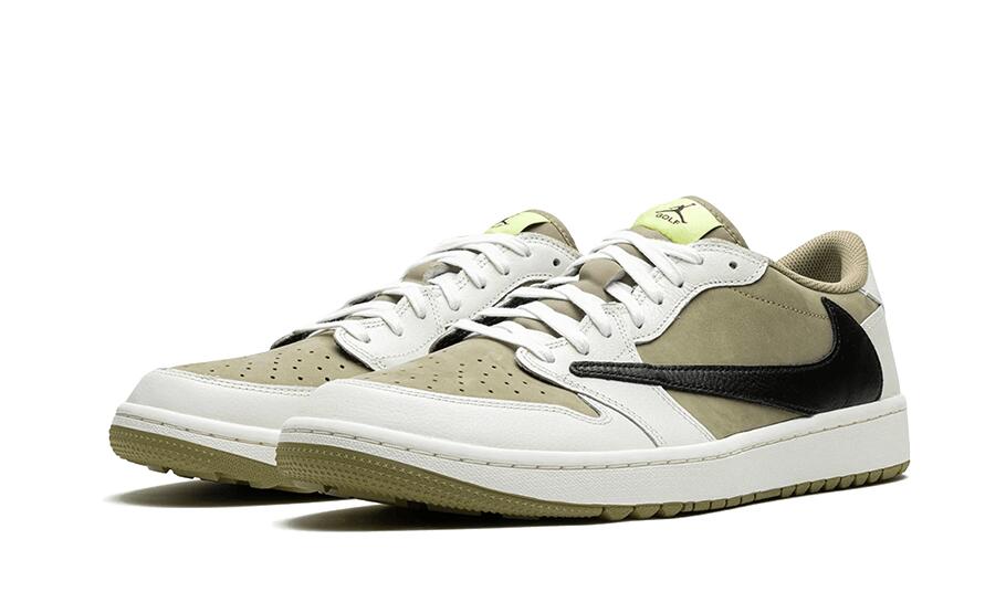Air Jordan 1 Retro Low Golf Travis Scott Neutral Olive 2/5