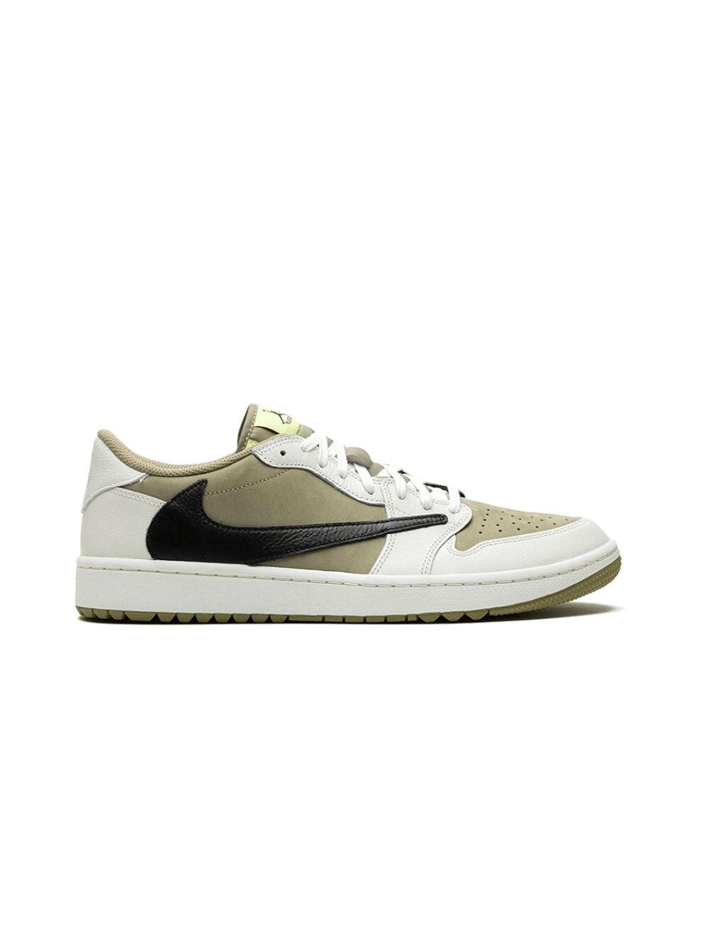 Air Jordan 1 Retro Low Golf Travis Scott Neutral Olive 5/5