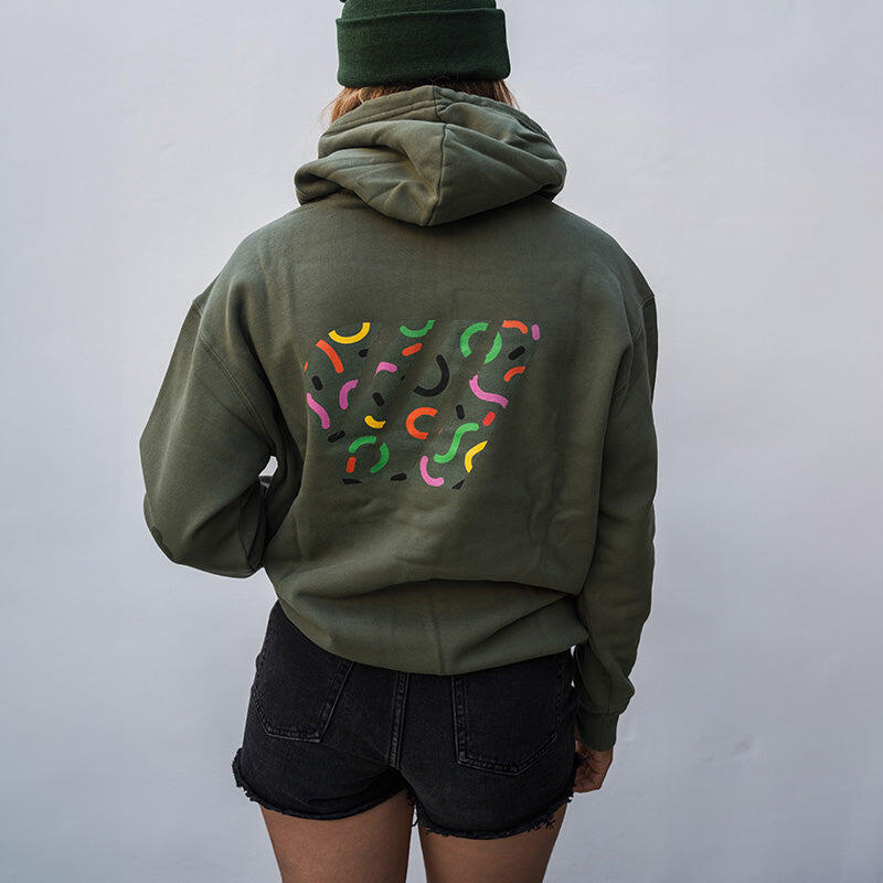 Sudadera con capucha de algodón orgánico – Caqui 4/4