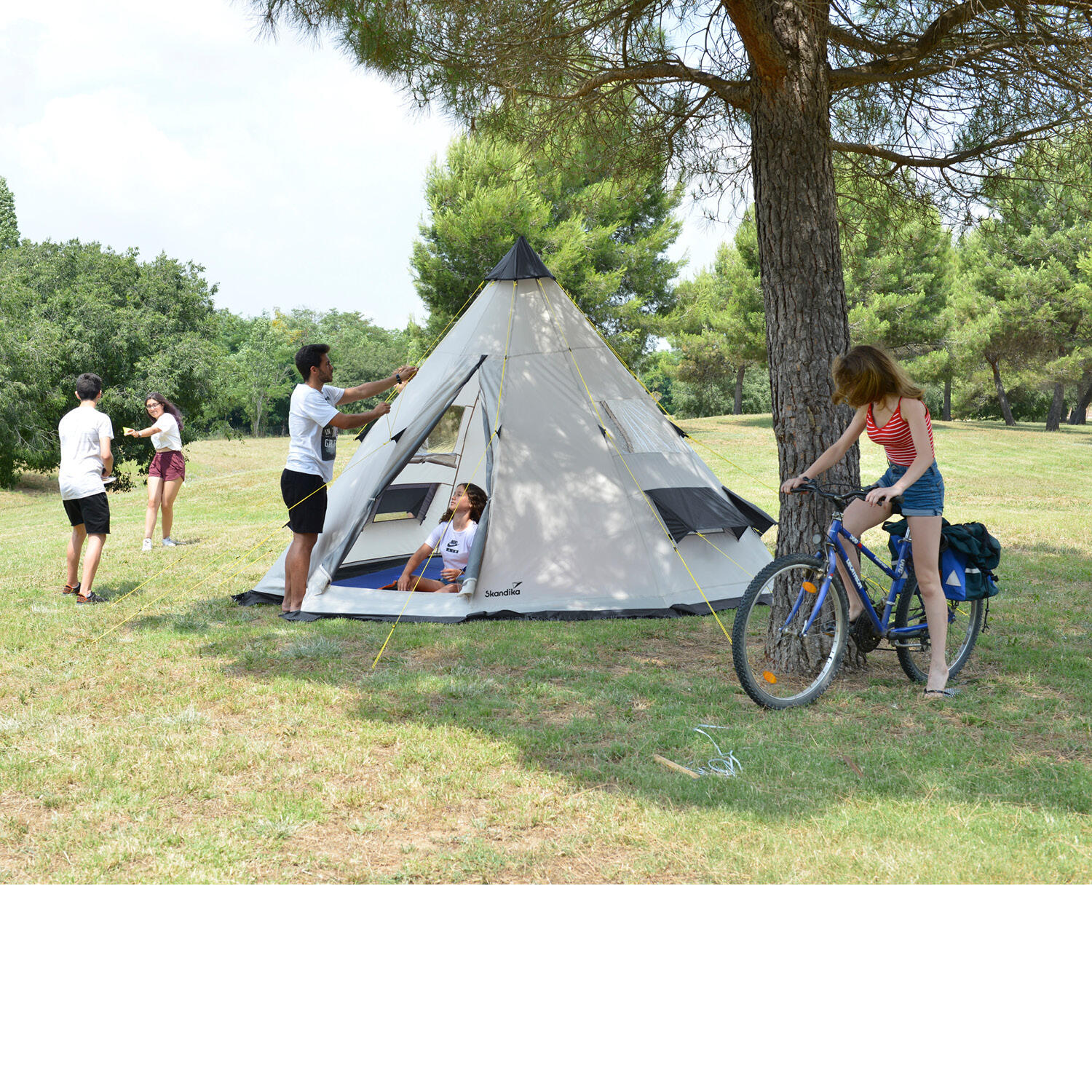 Second hand - Tenda da campeggio Indiana -Tipi Goathi 365 Protect 7/7