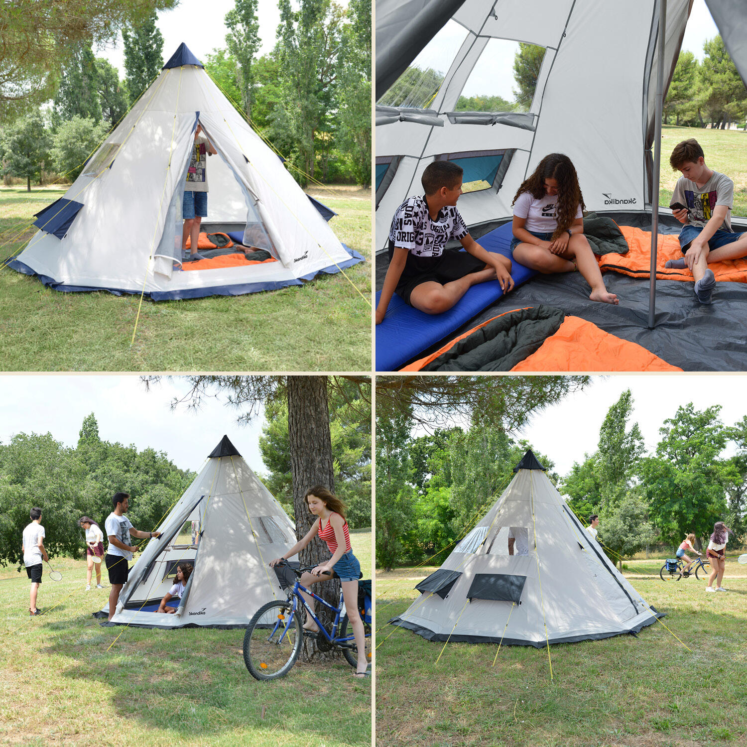 Second hand - Tenda da campeggio Indiana -Tipi Goathi 365 Protect 2/7