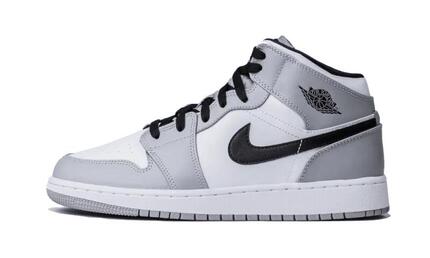 Air Jordan 1 Mid Light Smoke Grey - Taille : 41 EU