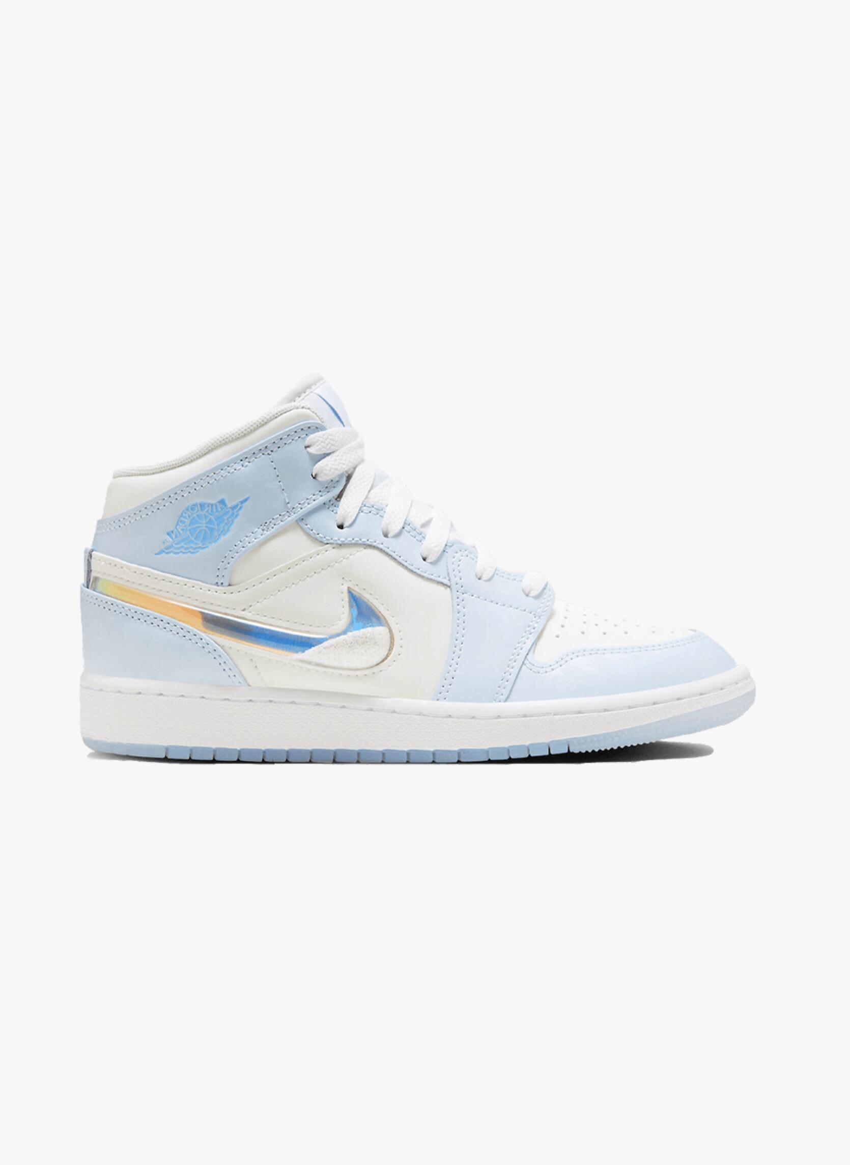 Air Jordan 1 Mid Glitter Swoosh 3/5