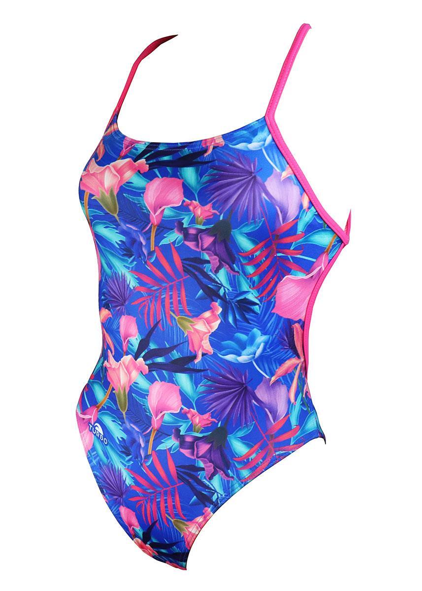 Turbo Sirene Seychelles Pattern Swimsuit Royal Size 30 TURBO - Main Image