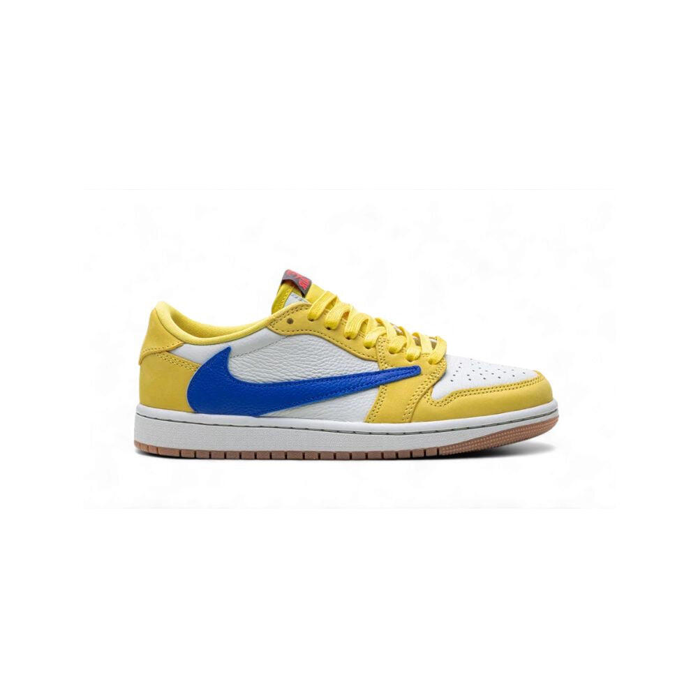 Damen - Lifestyle - Schuhe - flacher Schnitt, Retro Low OG - Travis Scott Canary 5/5