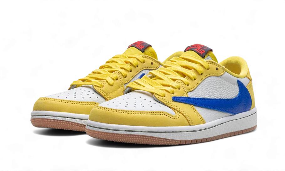 Damen - Lifestyle - Schuhe - flacher Schnitt, Retro Low OG - Travis Scott Canary 2/5