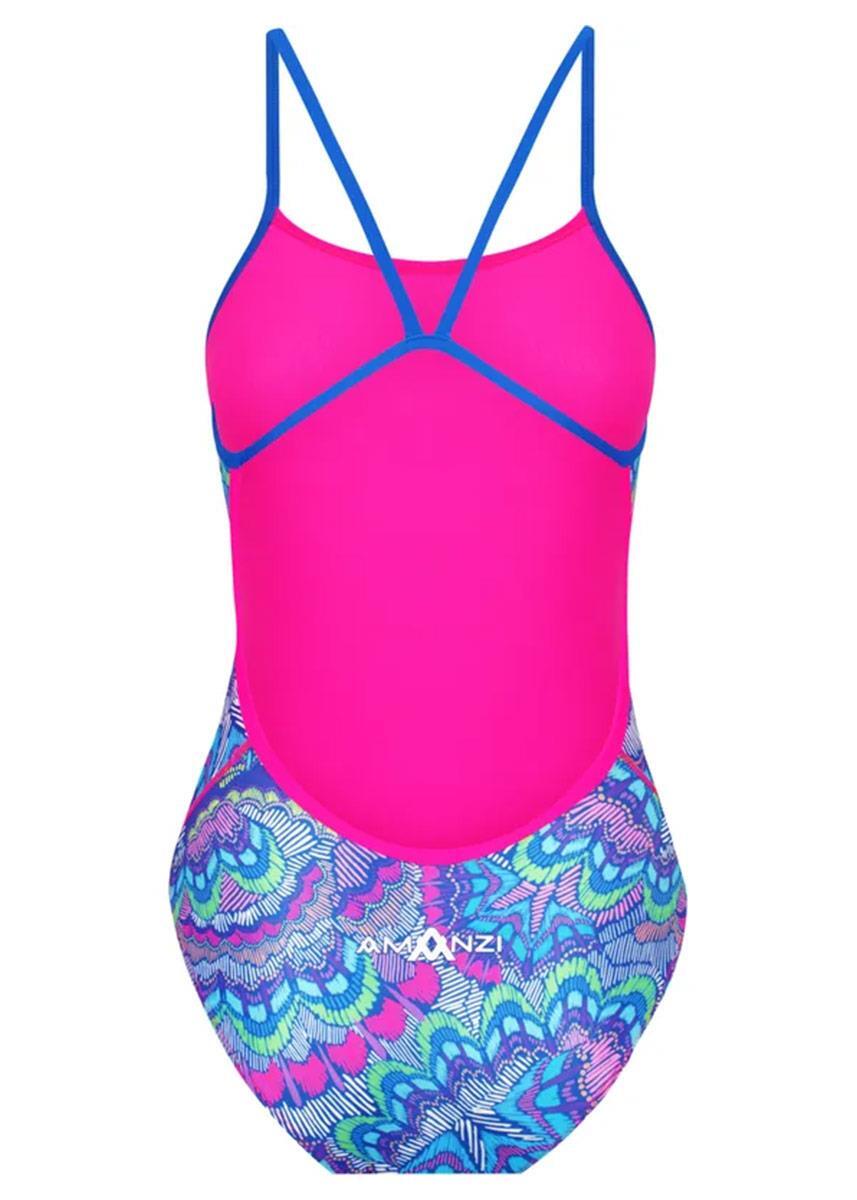 Maillot AMANZI Fiesta Proback une pièce fille UK 24 EU 34 4/6