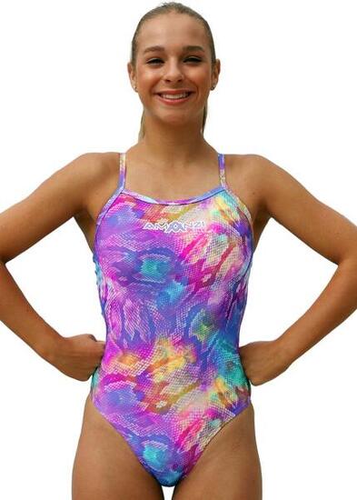 Costume da bagno AMANZI Dreamscale Pro Back - UK Taglia 24