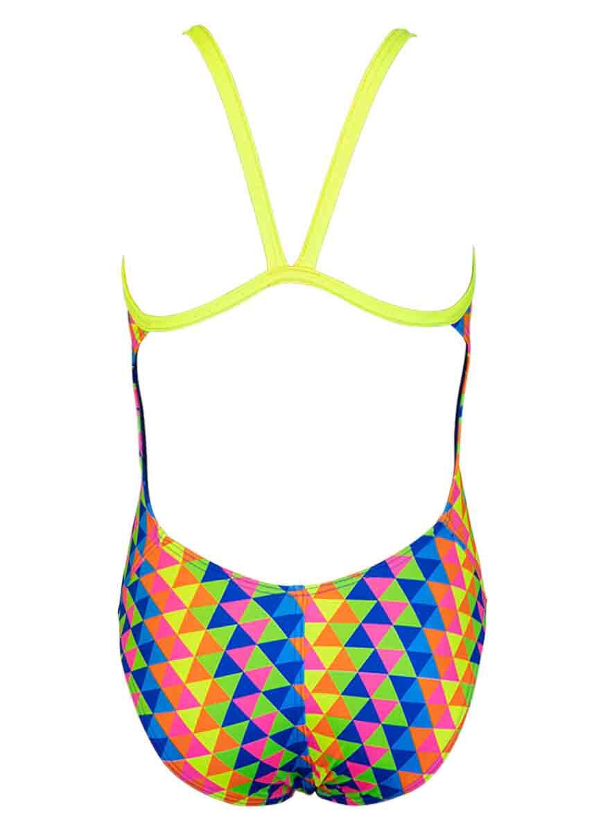 Maiô Turbo Girl's Tridimension Pro-Racer - Multicolorido - 30 4/5