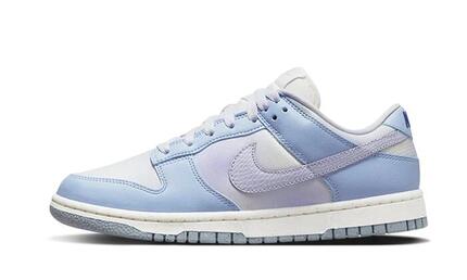 Dunk Low White Blue Airbrush
