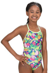 Maillot de bain Dolfin pour filles, motif fruit de la passion - Taille 14 ans