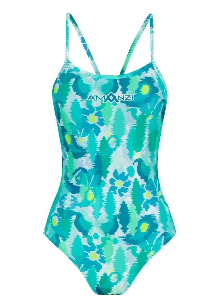 Fato de banho AMANZI Reflections Pro Back mulher tam UK 24 EU 34 3/6