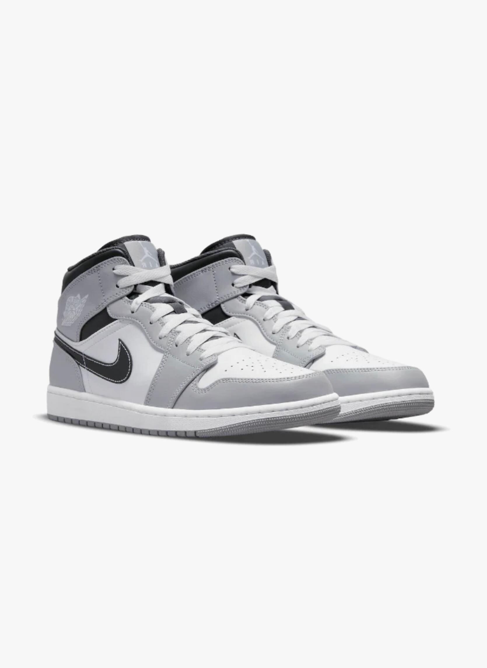 Air Jordan 1 Mid - Light Smoke Grey Anthracite 4/7