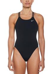 Maillot de bain une pièce Nike Hydrastrong Solid Spiderback - Noir - Taille 40