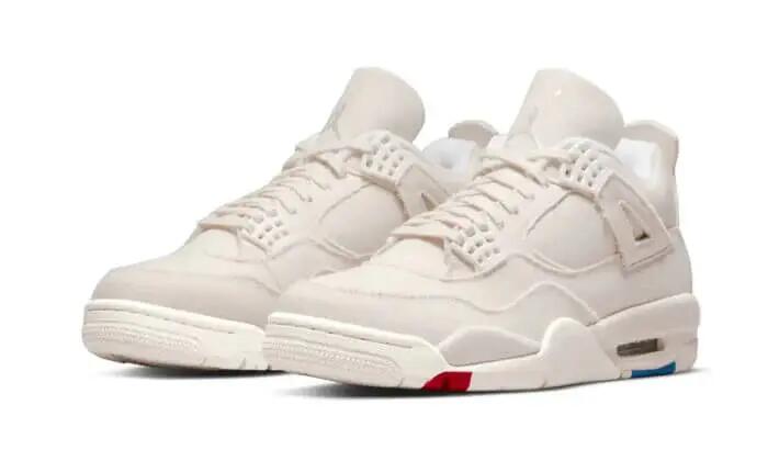 Unisex - basketball - schuhe - canvas - air jordan 4 - sail/university red/blue 2/5