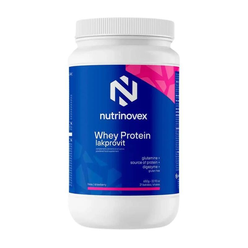 Proteína Whey Lakprovit 650g Morango Nutrinovex Exclusivo Online      34,95€  NUTRINOVEX Proteína Whey Lakprovit 650g Morango NutrinovexVendido e expedido por: Trideporte    