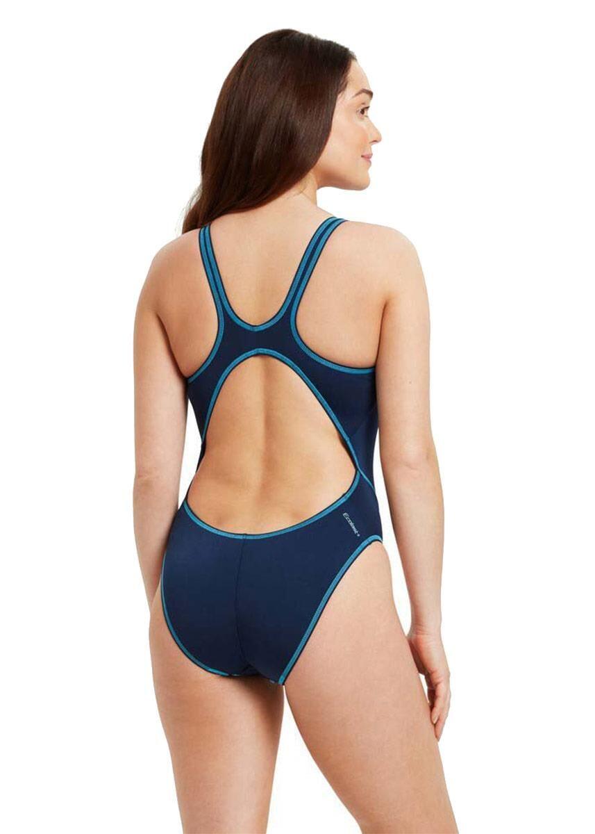 Costume da donna Zoggs Wire Masterback - Blu navy - UK 38 4/5