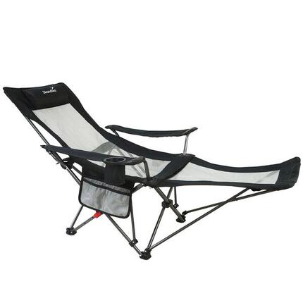 Chaise pliante relax Toras - avec repose-pieds - Camping