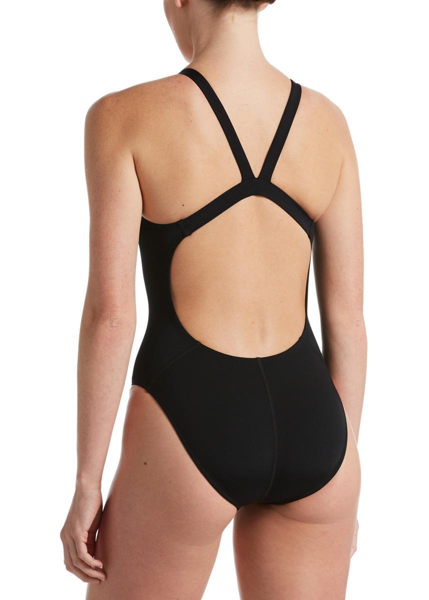Nike Hydrastrong Solid Fastback Badeanzug - Schwarz - Größe 20 2/6