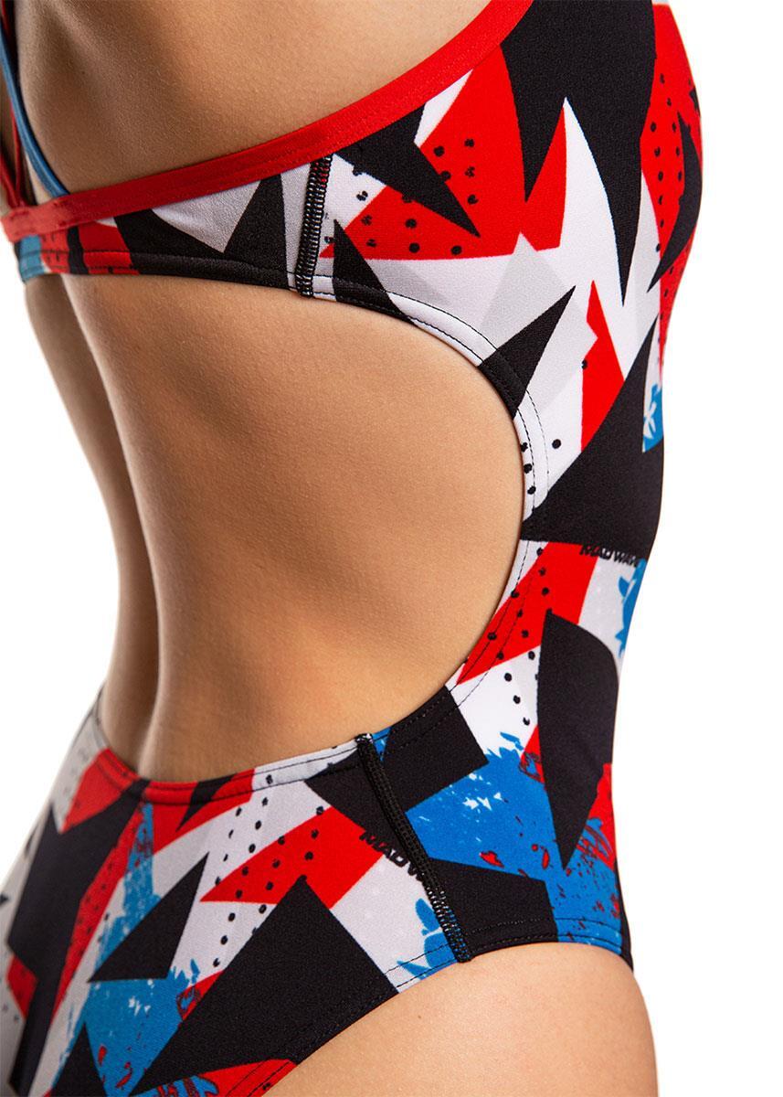 Maillot de bain dos croisé Mad Wave PBT H3 - Multicolore - Taille XS 5/5