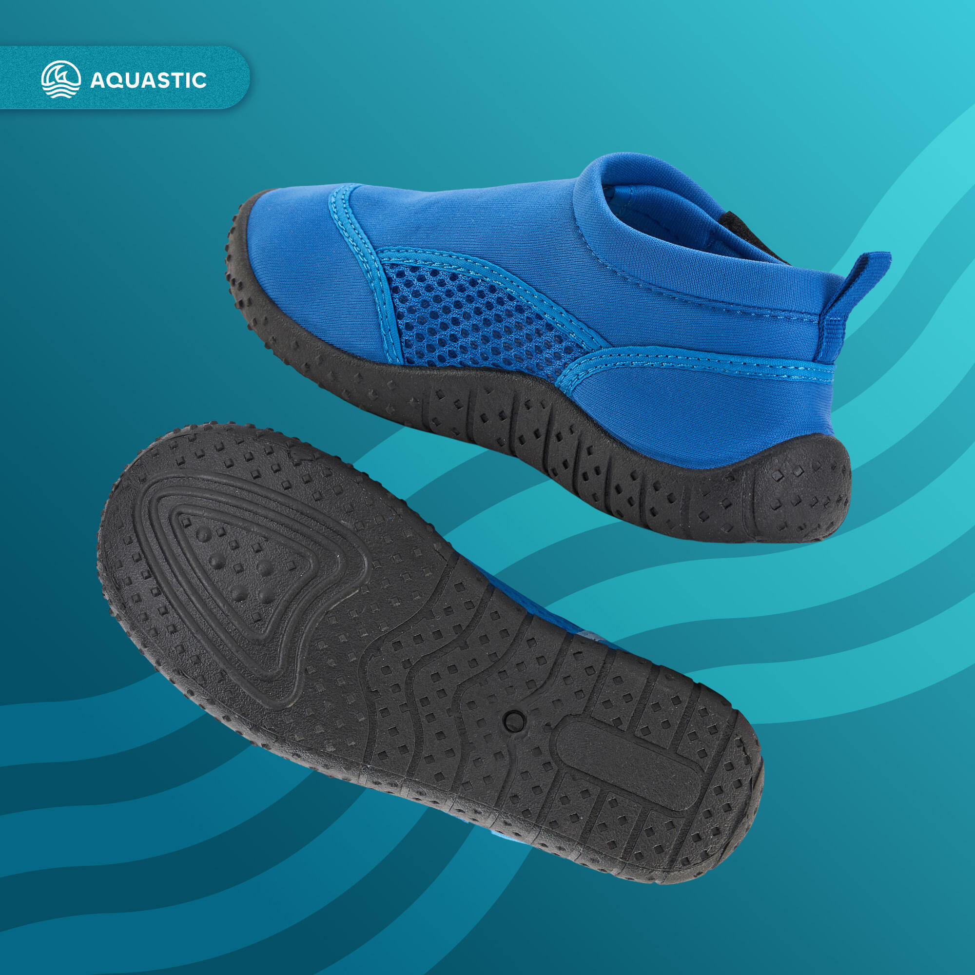 AQUASTIC Nino scarpe da acqua per bambini 5/7