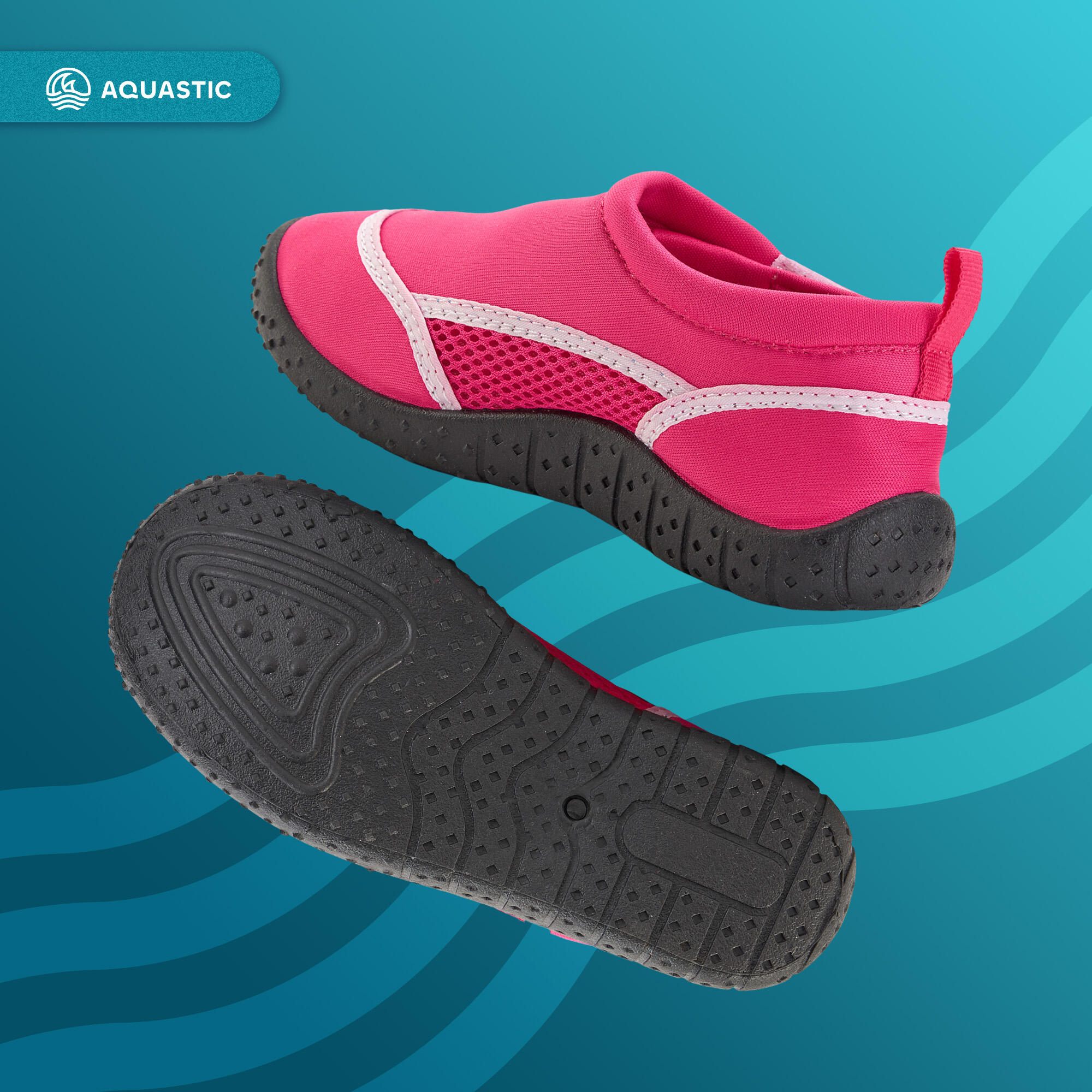 AQUASTIC Nino scarpe da acqua per bambini 5/7