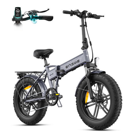 Vélo électrique pliable avec SHIMANO 7 vitesses, batterie 48 V 13 Ah, 50-120 km
