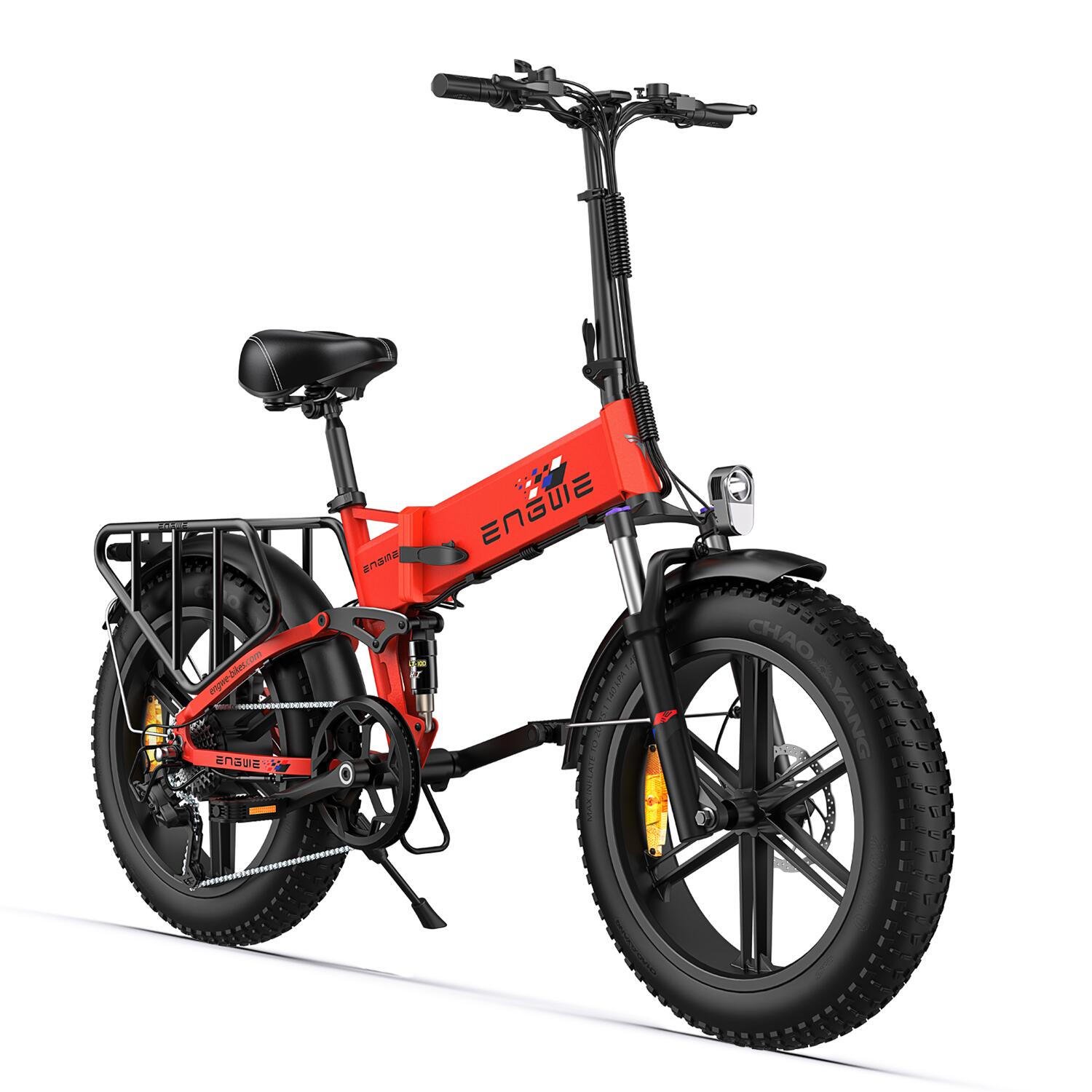 ENGWE Bicicleta eléctrica plegable con batería SHIMANO 7 Gang, 48V 13Ah, 120 km