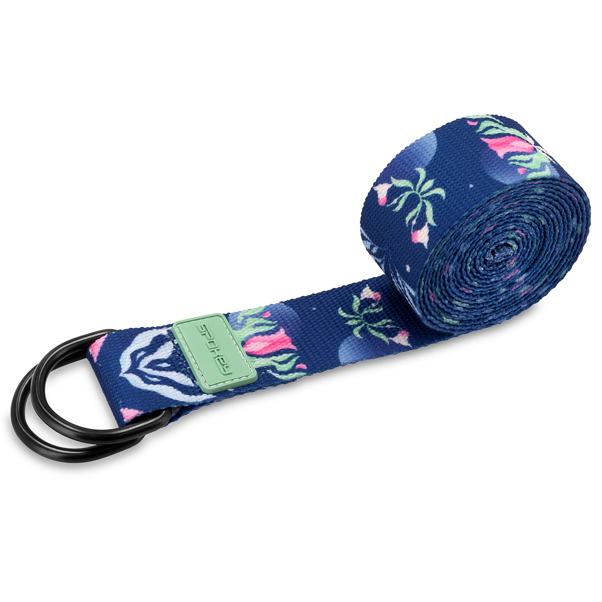 Cinturón de yoga Spokey THE BLOOM BELT: soporte y elegancia en la práctica 2/6
