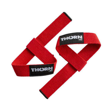 Lifting Straps aus Baumwolle Rot THORN FIT