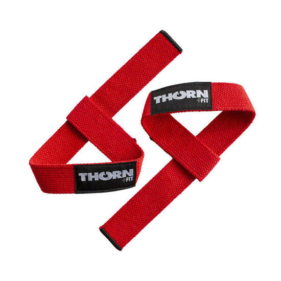 Lifting Straps aus Baumwolle Rot THORN FIT