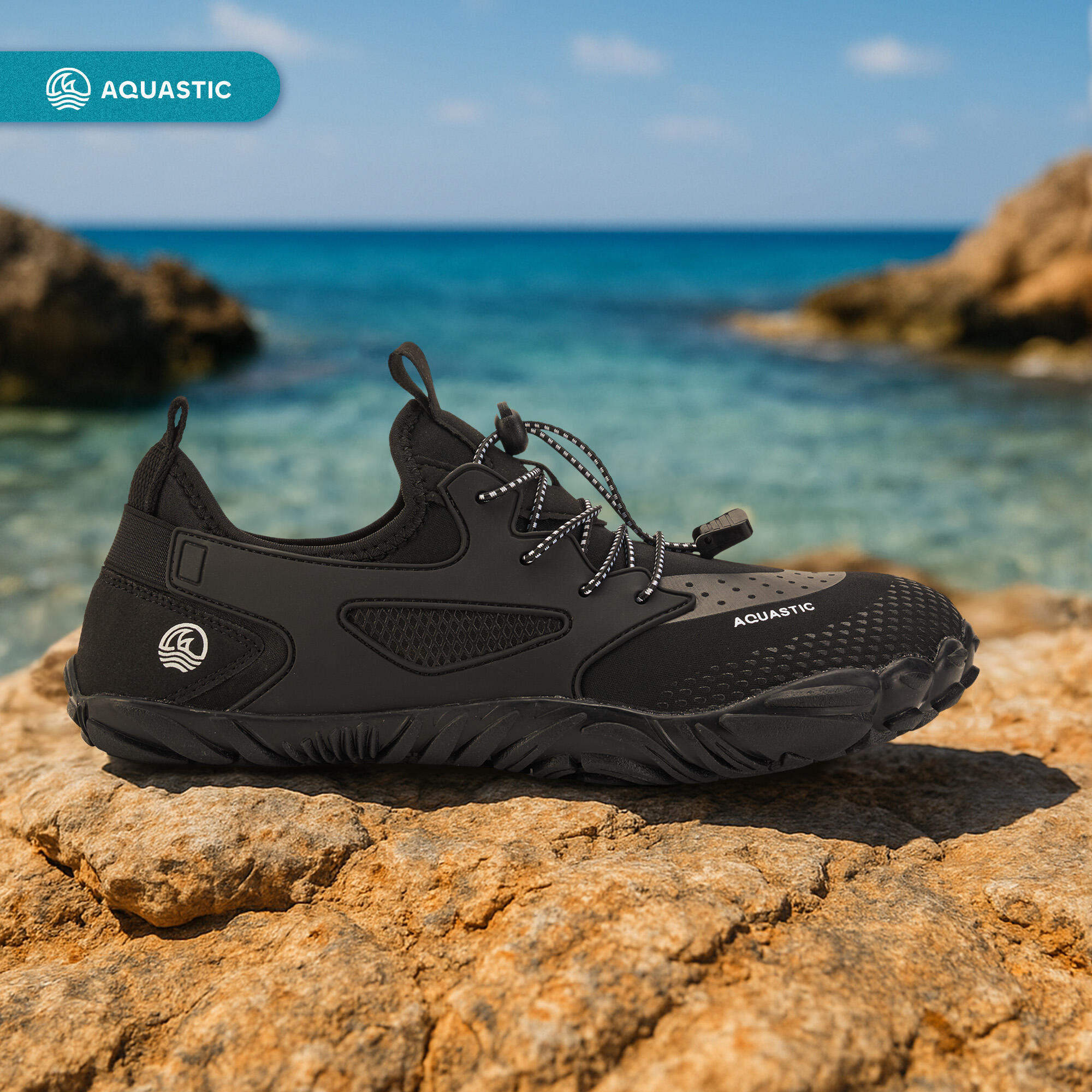 AQUASTIC Chaussures aquatiques homme Saros 2/7