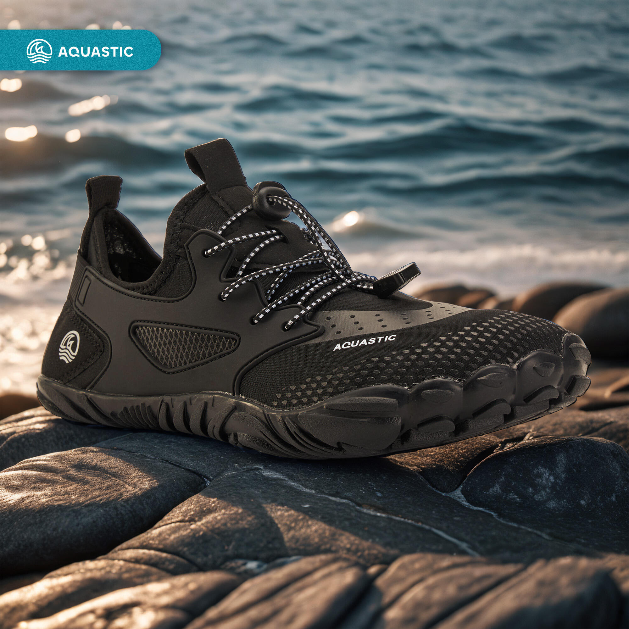 AQUASTIC Chaussures aquatiques homme Saros 4/7